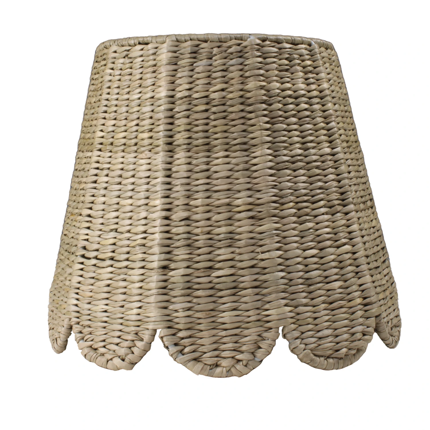 Scalloped Seagrass Lampshade For Cordless Lamps 5 Scalloped Seagrass Lampshade For Cordless Lamps - Image 5