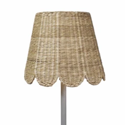 Scalloped Seagrass Lampshade For Cordless Lamps 14 Scalloped Seagrass Lampshade For Cordless Lamps -Famous Furniture Store Scalloped Seagrass Lampshade for Cordless Lamps The Well Appointed House 6