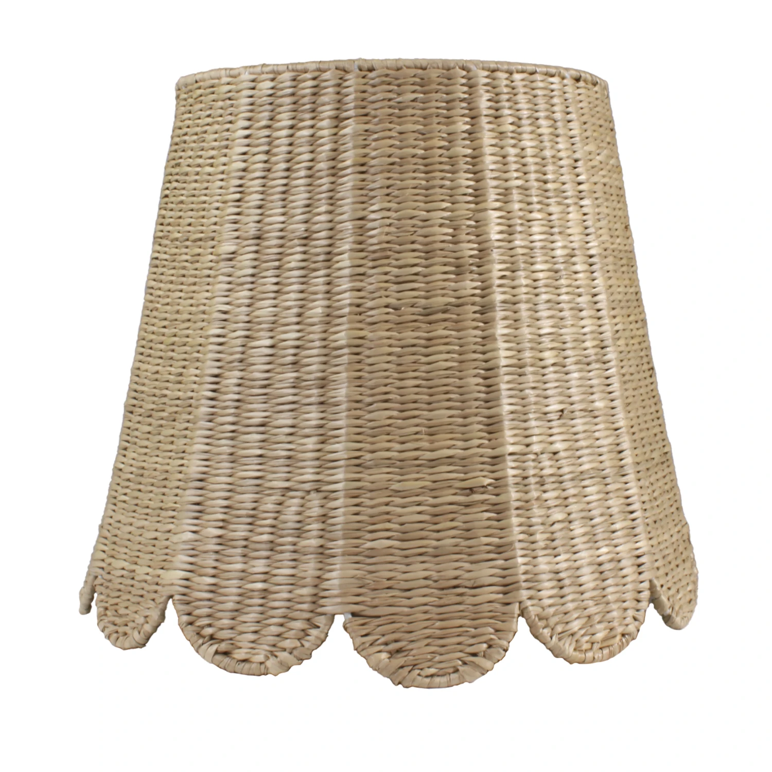 Scalloped Seagrass Lampshade For Cordless Lamps 7 Scalloped Seagrass Lampshade For Cordless Lamps - Image 7