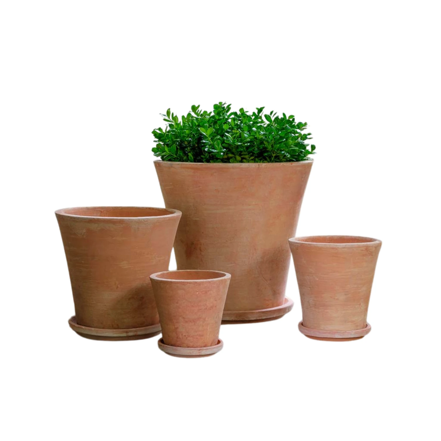 Set Of Four Alicia Terra Cotta Planters 1 Set Of Four Alicia Terra Cotta Planters