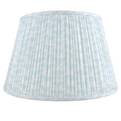 Sierra Printed Lampshade In Aqua