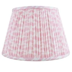 Sierra Printed Lampshade In Pink