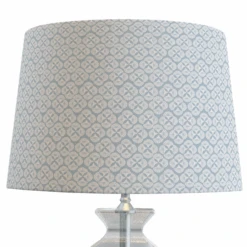 Sky Blue Patterned Lampshade In Sea Star 10 Sky Blue Patterned Lampshade In Sea Star -Famous Furniture Store Sky Blue Patterned Lampshade in Sea Star The Well Appointed House 1