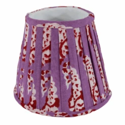 Small Fabric Cordless Shade Cover In Paisley And Love