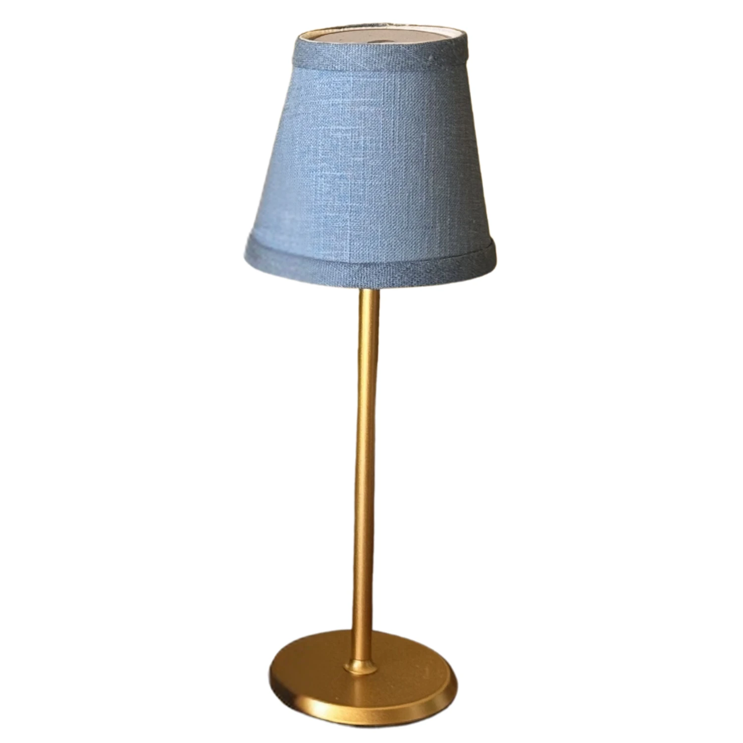 Small Linen Cordless Shade Cover In Blue 1 Small Linen Cordless Shade Cover In Blue