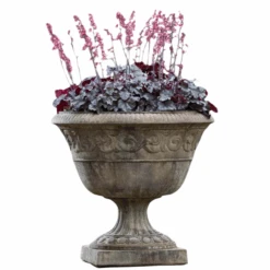 Smithsonian Foliated Scroll Urn Planter