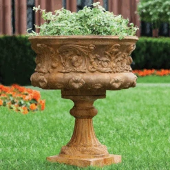 Smithsonian Morning Glory Urn Planter