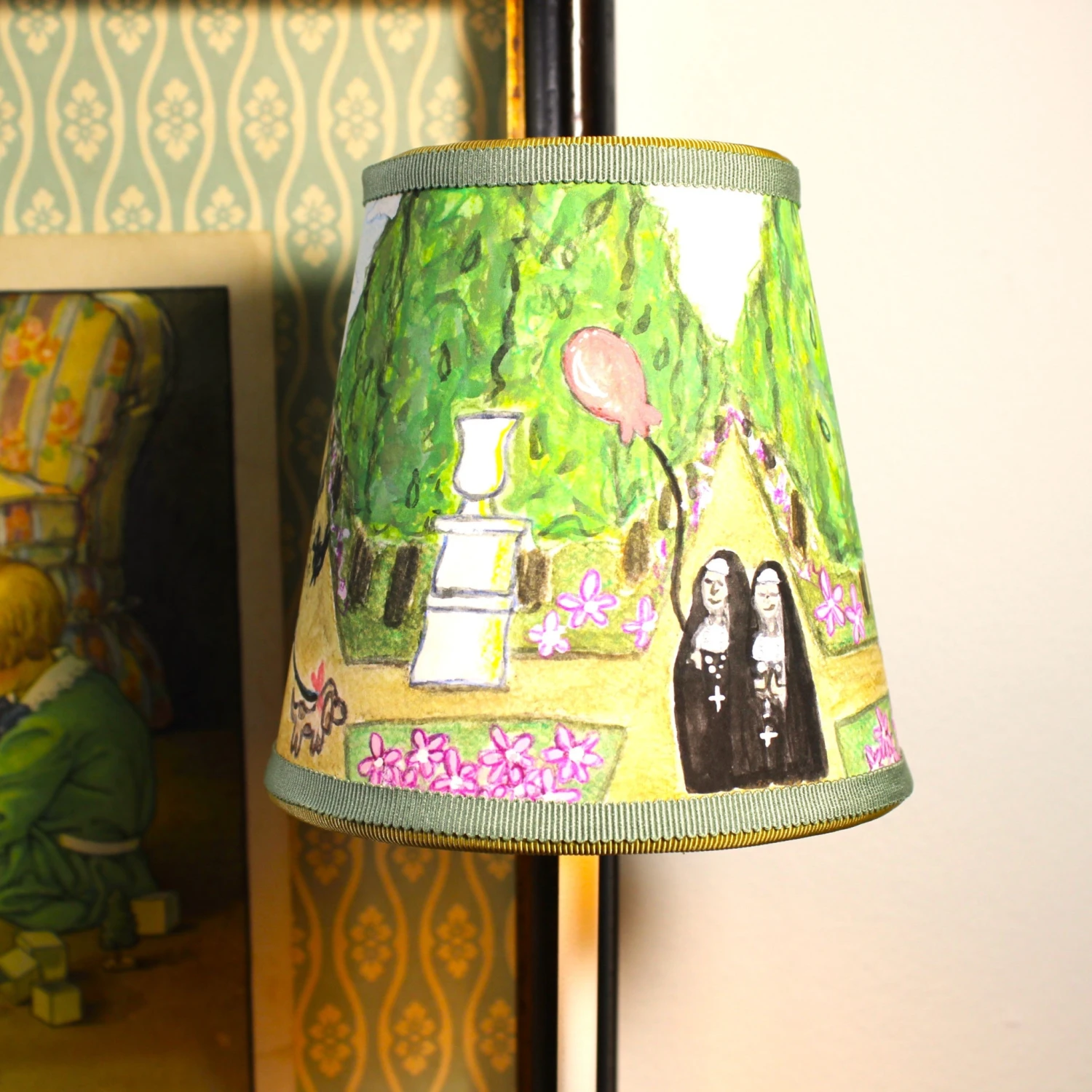 The 'Parc' Series Petite Cordless Shade - 'Paris Dogs' 2 The 'Parc' Series Petite Cordless Shade - 'Paris Dogs' - Image 2