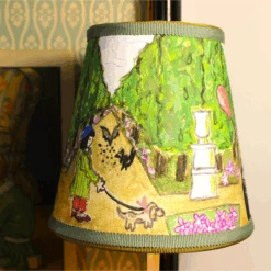 The 'Parc' Series Petite Cordless Shade - 'Paris Dogs' 15 The 'Parc' Series Petite Cordless Shade - 'Paris Dogs' -Famous Furniture Store The Parc Series Petite Lampshade Paris Dogs The Well Appointed House 9