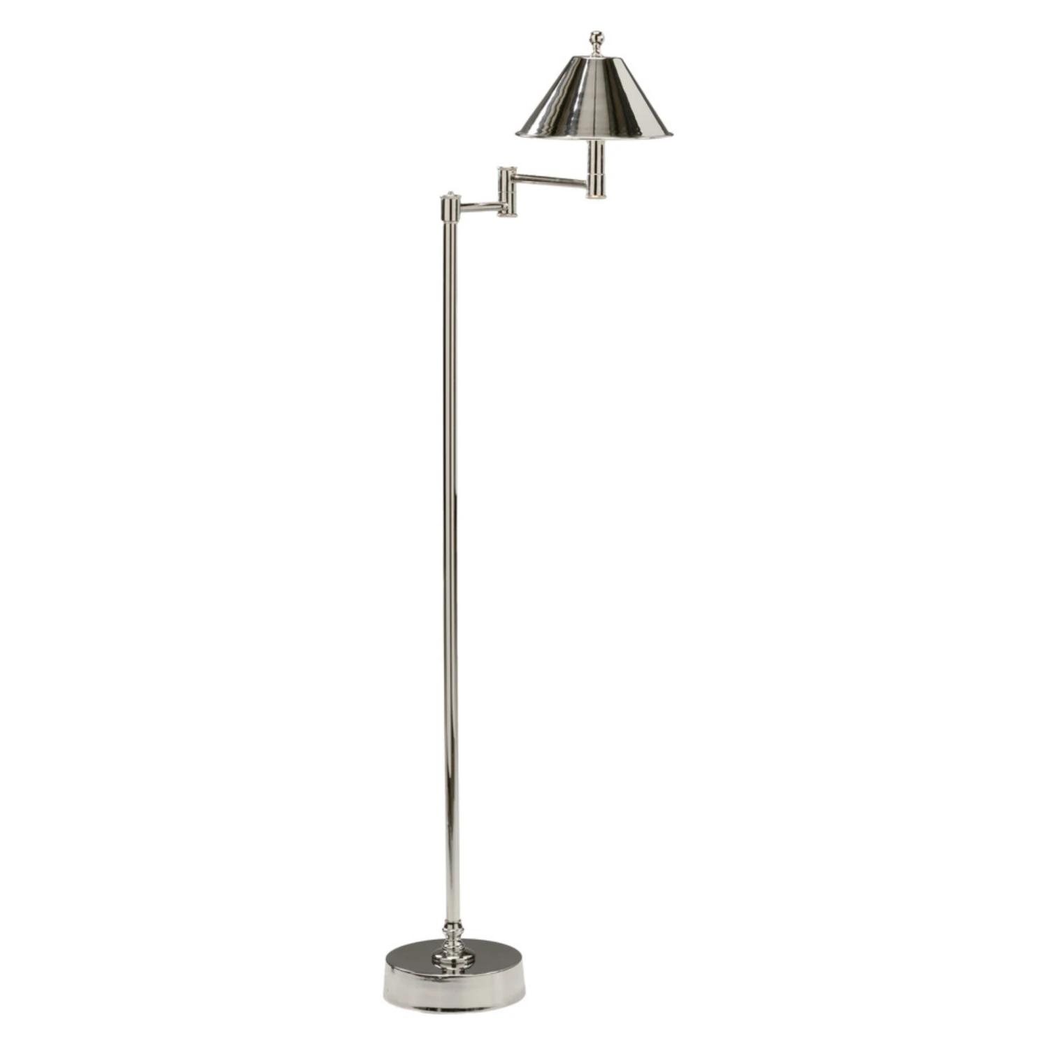 Ashbourne Floor Lamp In Nickel 1 Ashbourne Floor Lamp In Nickel