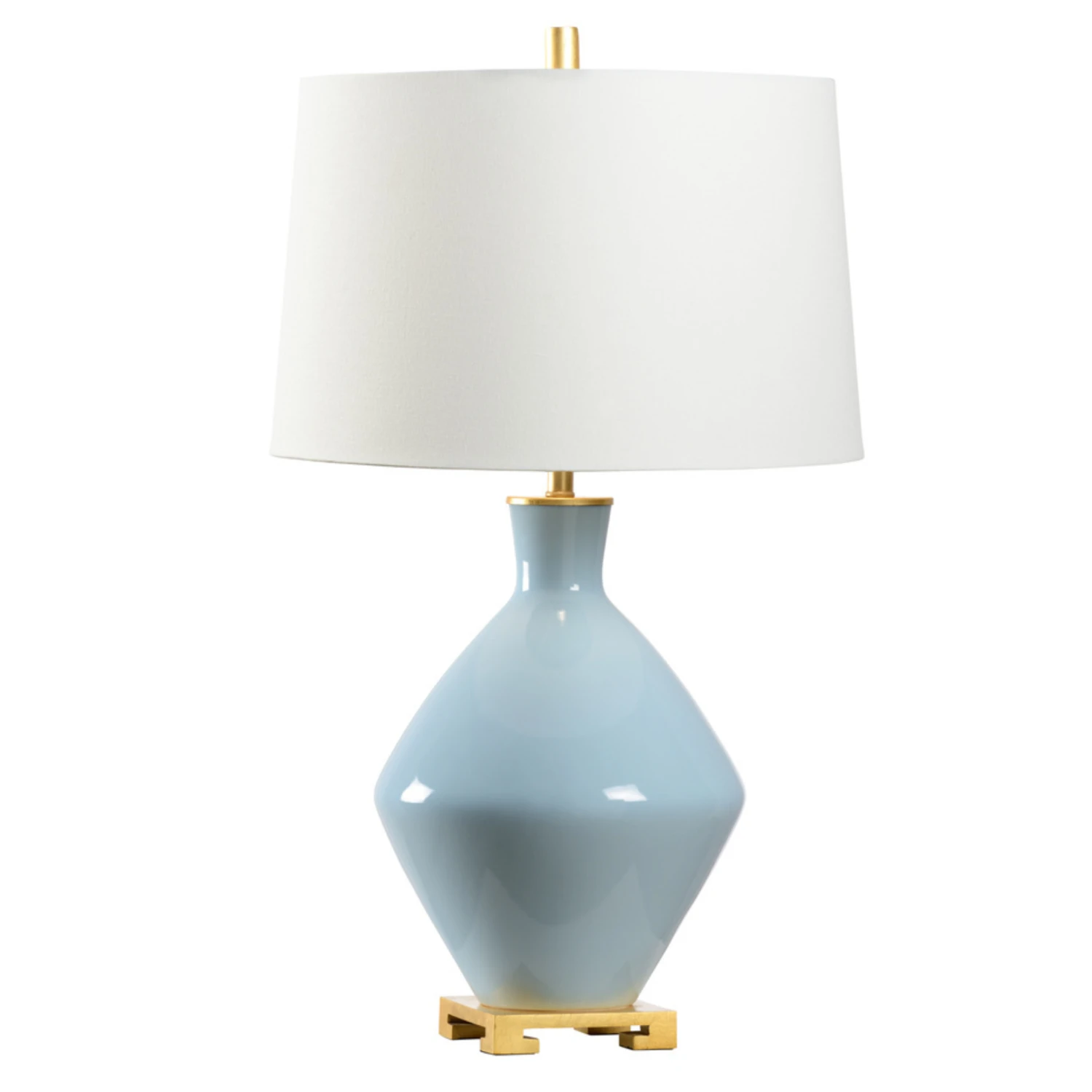 Skylar Ceramic Lamp In Sky Blue 1 Skylar Ceramic Lamp In Sky Blue
