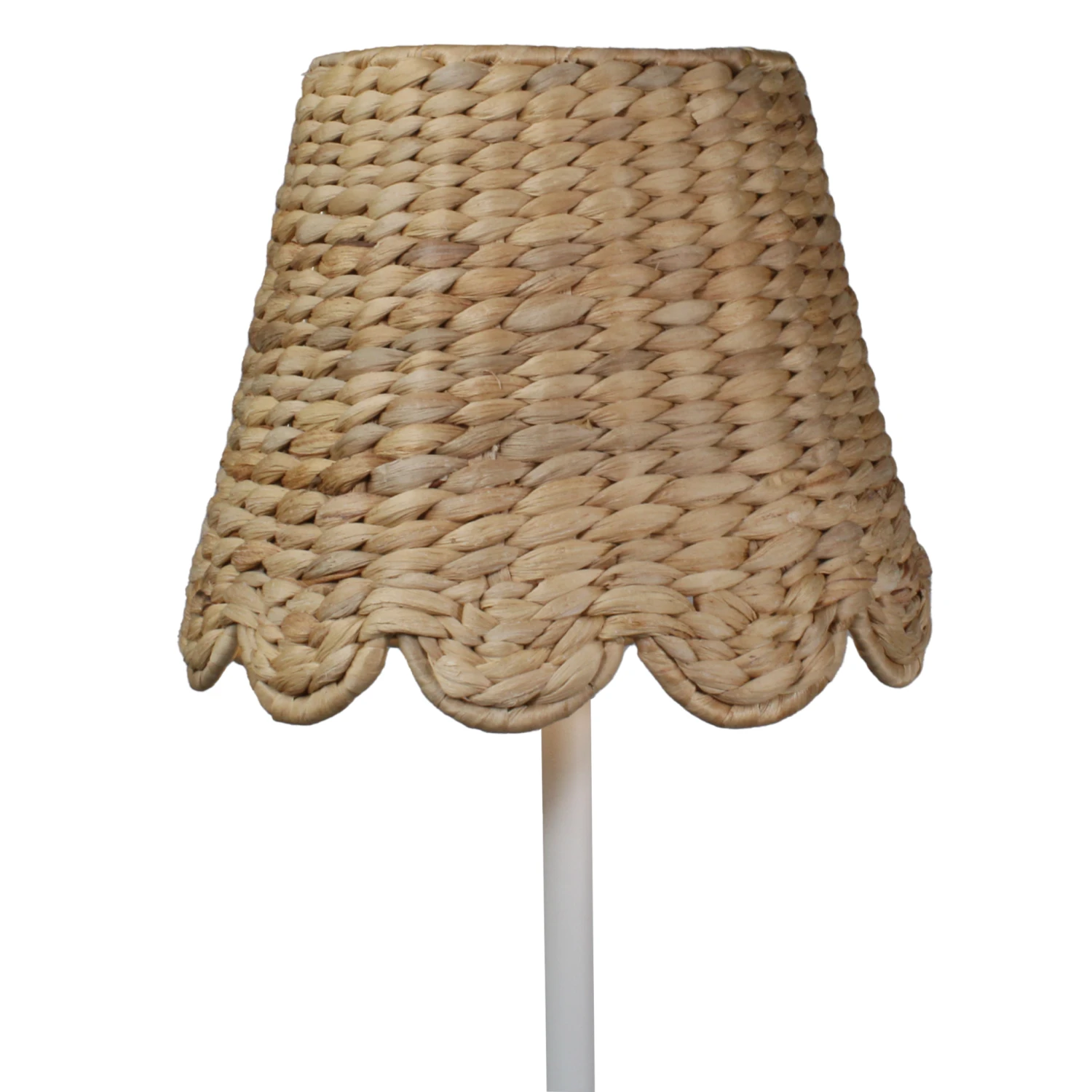 Water Hyacinth Cordless Shade, Scalloped In Natural 5 Water Hyacinth Cordless Shade, Scalloped In Natural - Image 5