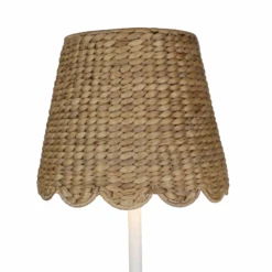 Water Hyacinth Cordless Shade, Scalloped In Natural 16 Water Hyacinth Cordless Shade, Scalloped In Natural -Famous Furniture Store Water Hyacinth Lampshade Scalloped in Natural The Well Appointed House 7