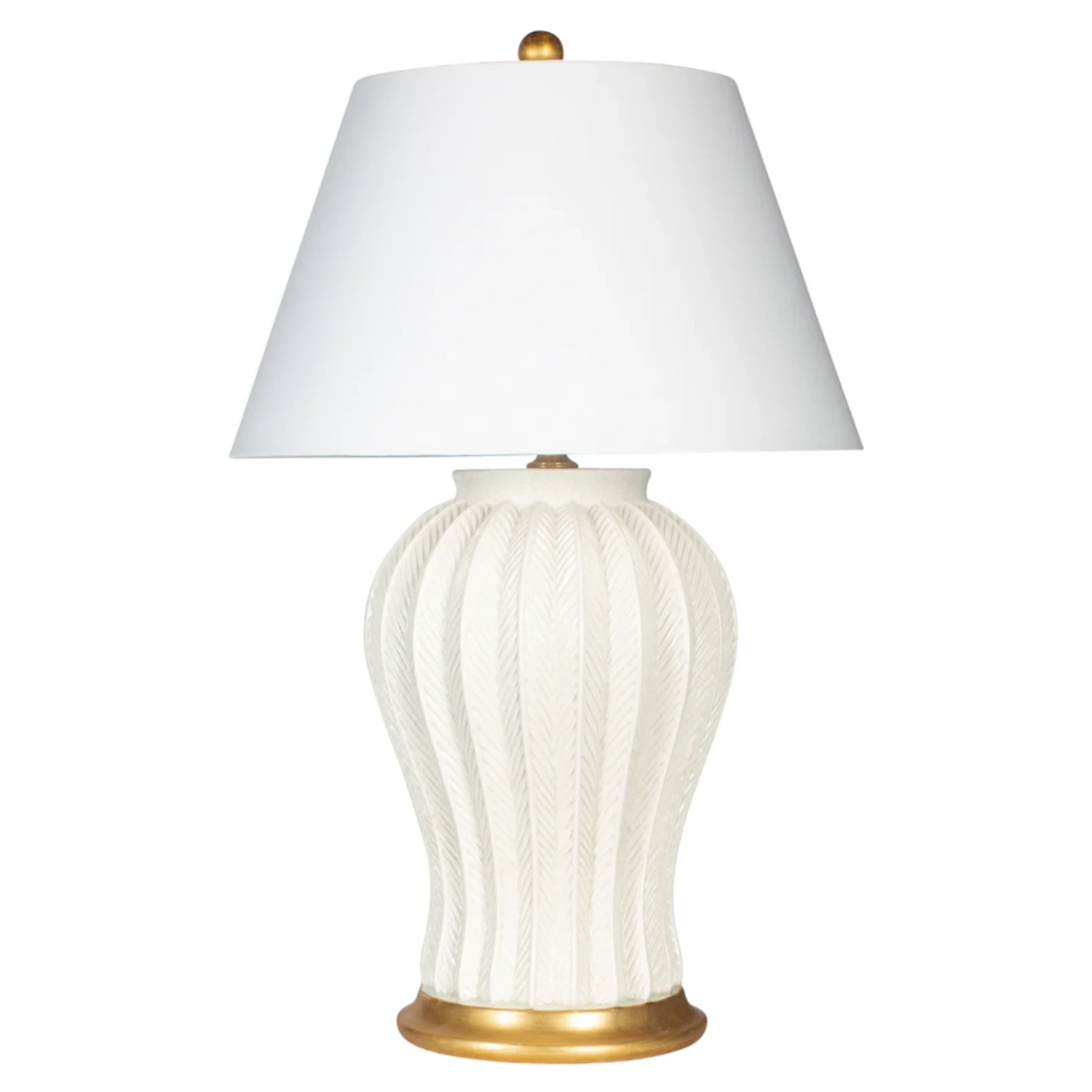 Winter Leaves Table Lamp In Off-White 1 Winter Leaves Table Lamp In Off-White