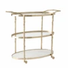 Brass Arbor Bar Cart