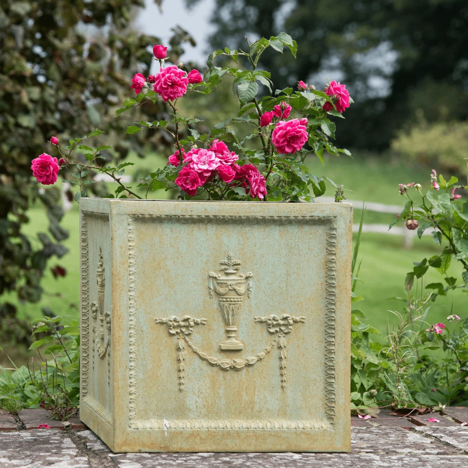 Adam Square Outdoor Garden Planter 2 Adam Square Outdoor Garden Planter - Image 2