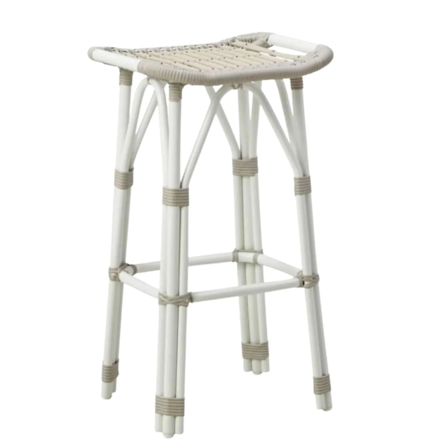 AluRattan™ Woven Bar Stool - Available In Two Colors 1 AluRattan™ Woven Bar Stool - Available In Two Colors