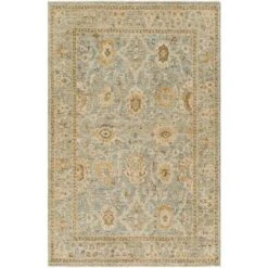 Anatolia Hand Knotted Brown, Sage & Beige Wool Area Rug -Available In A Variety Of Sizes