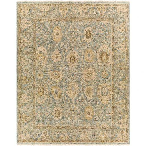 Anatolia Hand Knotted Brown, Sage & Beige Wool Area Rug -Available In A Variety Of Sizes 2 Anatolia Hand Knotted Brown, Sage & Beige Wool Area Rug -Available In A Variety Of Sizes - Image 2