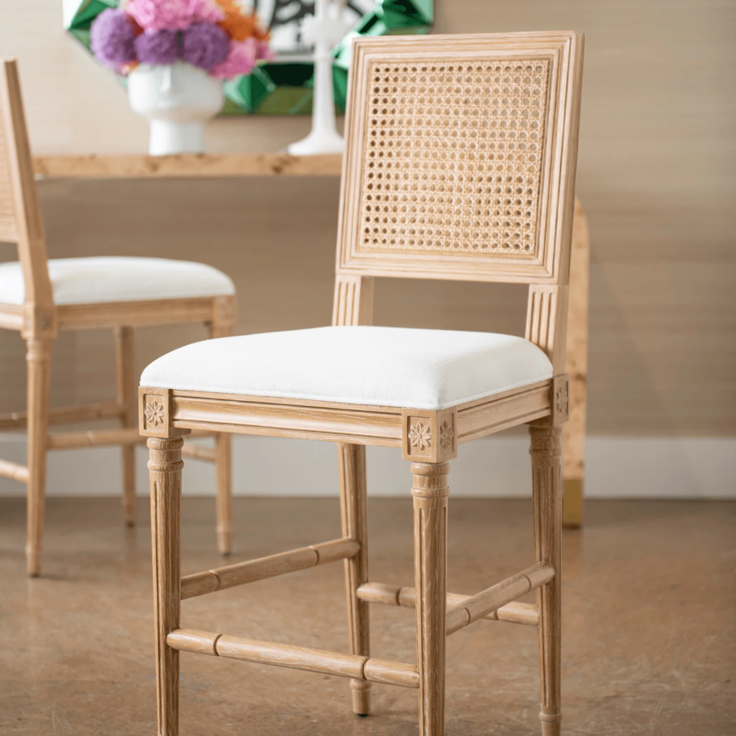 Annette Counter Stool In Natural 2 Annette Counter Stool In Natural - Image 2