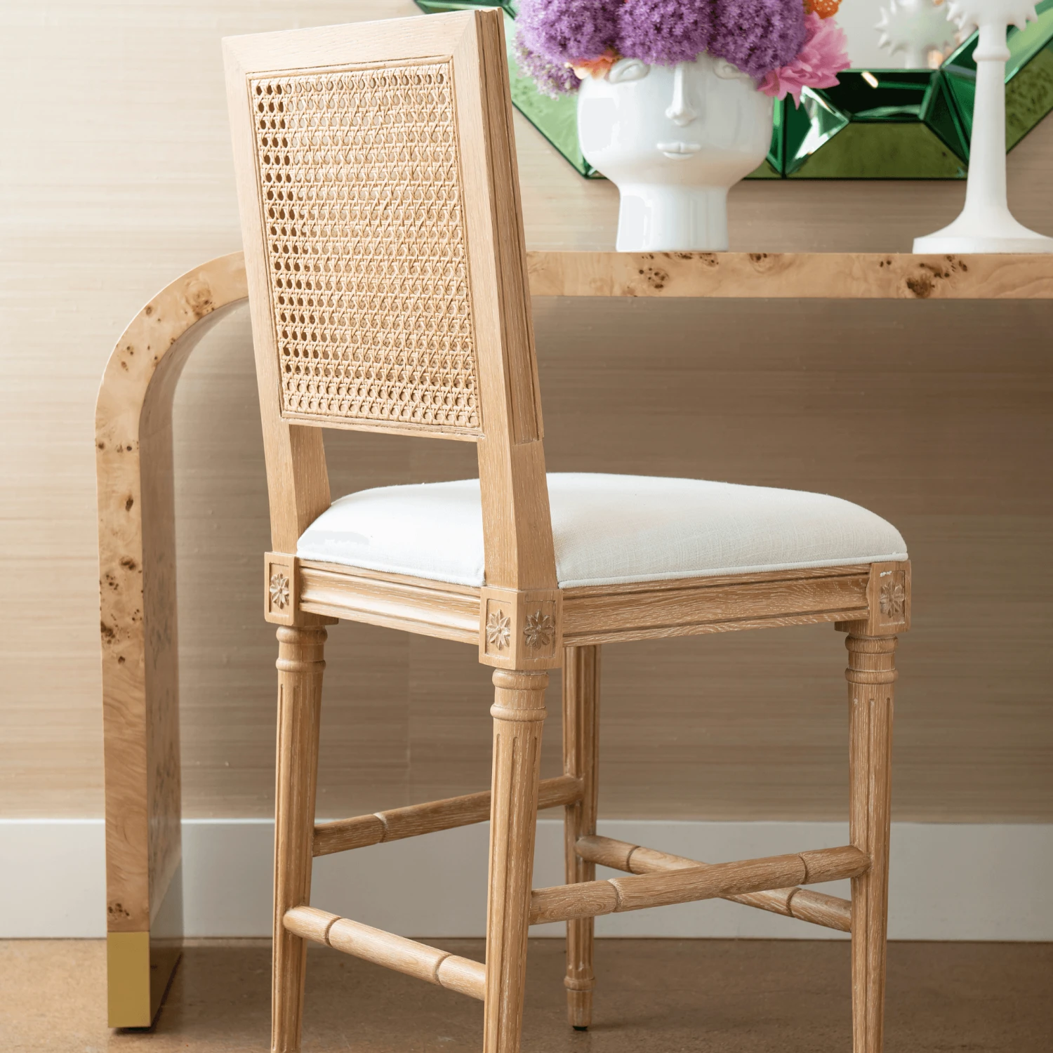 Annette Counter Stool In Natural 4 Annette Counter Stool In Natural - Image 4