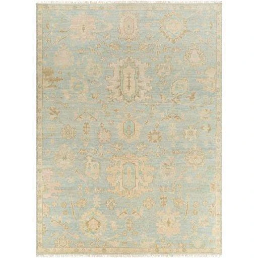 Antalya Pale Blue With Beige Accents Wool Rug, Available In A Variety Of Sizes 1 Antalya Pale Blue With Beige Accents Wool Rug, Available In A Variety Of Sizes