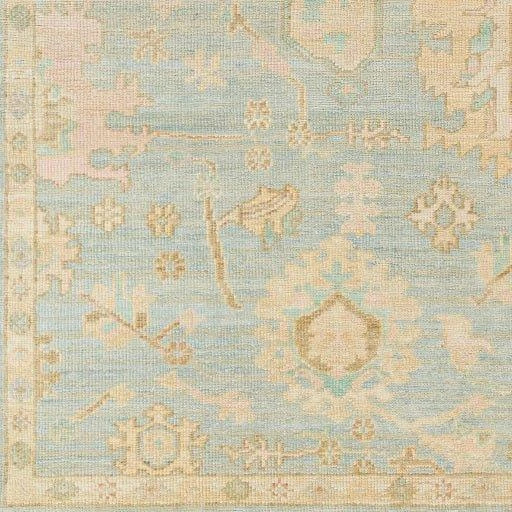 Antalya Pale Blue With Beige Accents Wool Rug, Available In A Variety Of Sizes 2 Antalya Pale Blue With Beige Accents Wool Rug, Available In A Variety Of Sizes - Image 2