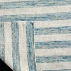 Safavieh Aqua & Ivory Striped Hand Loomed Area Rug 8 Safavieh Aqua & Ivory Striped Hand Loomed Area Rug -Famous Furniture Store aqua and ivory striped hand loomed area rug rugs the well appointed house 4 8871c4b0 34fe 406d 8066 a56989d32080