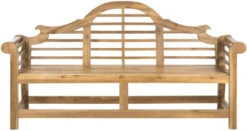 Safavieh Arched Bench In Natural Finish