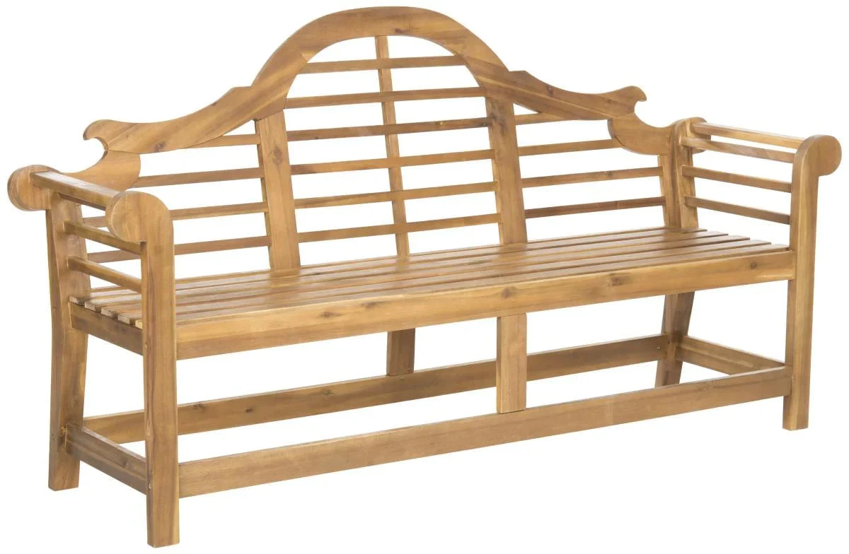 Safavieh Arched Bench In Natural Finish 3 Safavieh Arched Bench In Natural Finish - Image 3