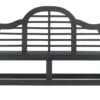 Safavieh Arched Garden Bench In Dark Slate Grey Finish
