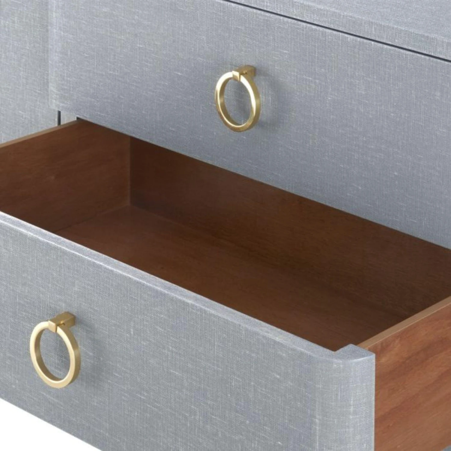 Audrey Media Cabinet In Washed Winter Gray With Custom Pull Option 7 Audrey Media Cabinet In Washed Winter Gray With Custom Pull Option - Image 7