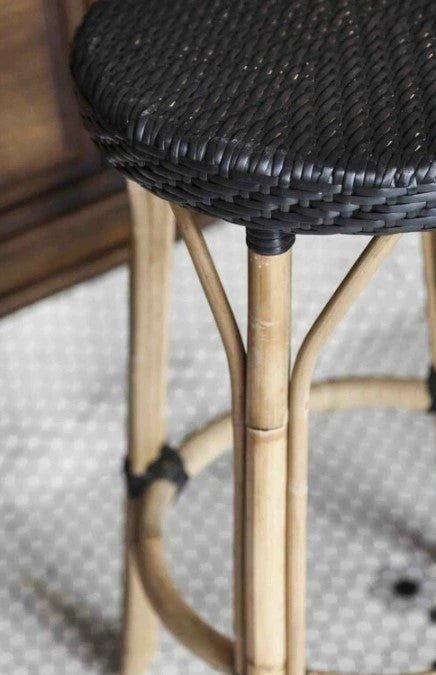 Backless Bistro Style Woven Counter Stool - Available In Many Colors 3 Backless Bistro Style Woven Counter Stool - Available In Many Colors - Image 3