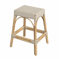 Beige & White Woven Counter Stool 8 Beige & White Woven Counter Stool -Famous Furniture Store beige and white woven counter stool bar and counter stools the well appointed house 3