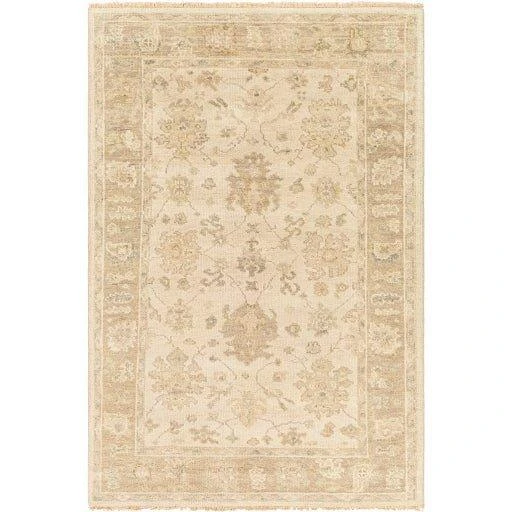 Biscayne Beige Wool Fringe Rug, Available In A Variety Of Sizes 1 Biscayne Beige Wool Fringe Rug, Available In A Variety Of Sizes