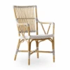 Bistro Style Rattan Arm Chair