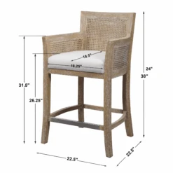 Bleached Sandstone Exposed Hardwood Finish With Cane Counter Stool 15 Bleached Sandstone Exposed Hardwood Finish With Cane Counter Stool -Famous Furniture Store bleached sandstone exposed hardwood finish with cane counter stool bar and counter stools the well appointed house 7