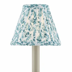 Block Print Green Pleated Chandelier Shade 6 Block Print Green Pleated Chandelier Shade -Famous Furniture Store block print green pleated chandelier shade lamp shades the well appointed house 3