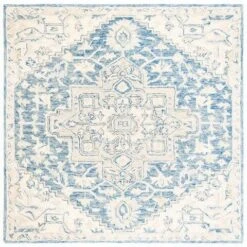 Safavieh Blue & Ivory Traditional Hand Woven Wool Area Rug -Famous Furniture Store blue and ivory traditional hand woven wool area rug rugs the well appointed house 5 07ce7306 a8d8 48fa 96d9 38ece7eab2d8