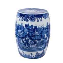 Blue And White Mountain Pagoda Porcelain Garden Stool 6 Blue And White Mountain Pagoda Porcelain Garden Stool -Famous Furniture Store blue and white mountain pagoda porcelain garden stool garden stools and benches the well appointed house 3 d9c83a58 091c 40e4 88e8 bd1025770e24