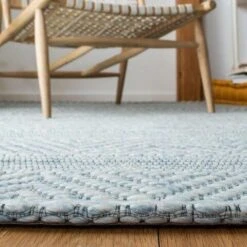 Safavieh Blue Chevron & Stripe Patterned Area Rug -Famous Furniture Store blue chevron and stripe patterned area rug rugs the well appointed house 7