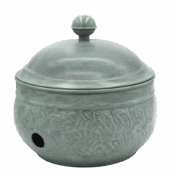 Blue Verde Hose Pot With Lid