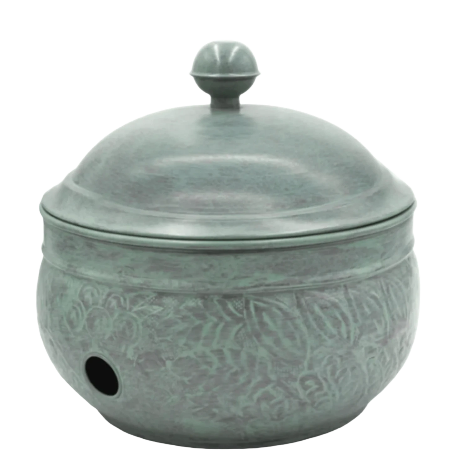 Blue Verde Hose Pot With Lid 1 Blue Verde Hose Pot With Lid