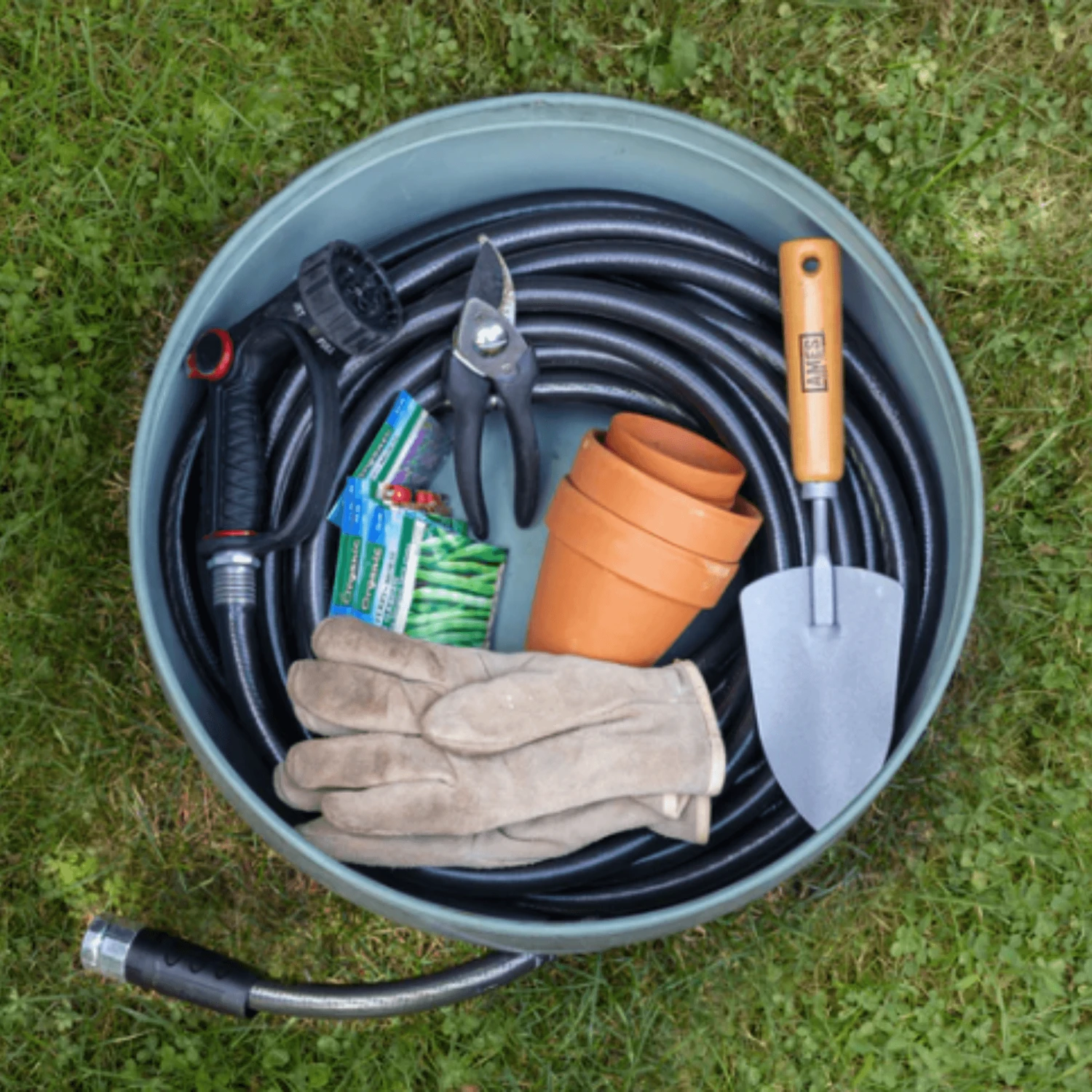 Blue Verde Hose Pot With Lid 4 Blue Verde Hose Pot With Lid - Image 4