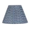 Bluebird Navy Blue & White Ikat Fabric Lampshade