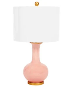 Blush Pink Ceramic Table Lamp