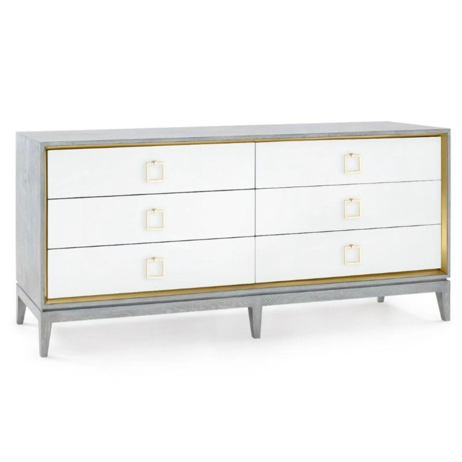Cameron Extra Large Six Drawer Cabinet In Soft Gray 7 Cameron Extra Large Six Drawer Cabinet In Soft Gray - Image 7