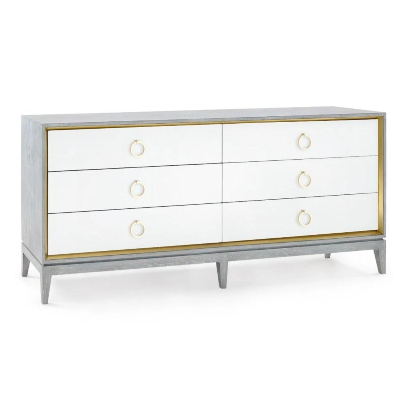 Cameron Extra Large Six Drawer Cabinet In Soft Gray 8 Cameron Extra Large Six Drawer Cabinet In Soft Gray - Image 8