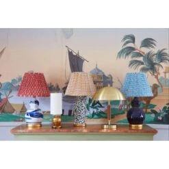 Ceramic Dots Lamp With Gold Base 4 Ceramic Dots Lamp With Gold Base -Famous Furniture Store ceramic dots lamp with gold base table lamps the well appointed house 2 1edc1046 4bc4 4b64 8e49 646af8e50d00
