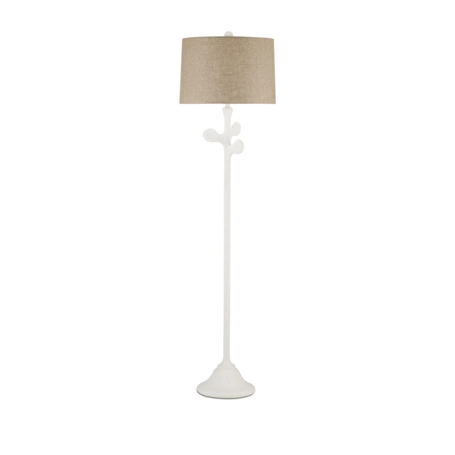 Charny Floor Lamp In Gesso White Finish 3 Charny Floor Lamp In Gesso White Finish - Image 3